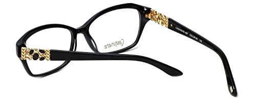 Silver Dollar Designer Reading Glasses Cashmere 467 53mm in Caviar +0.75