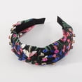 thumbnail image 4 of Diademas para mujer,Diademas para mujer,Diademas para mujer Diademas,Diadema ancha anudada,Diadema superior adornada con joyas,Diadema elegante para el cabello para mujer, 4 of 5