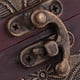 thumbnail image 5 of Caja de almacenamiento de joyas de madera y metal decorativa vintage hecha a mano UNA, 5 of 9