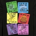 thumbnail image 2 of Men's Inside Out Emotions Valentine Cards Long Sleeve Shirt, 2 of 4