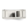 thumbnail image 3 of Sterling Silver 9.5mm Flat with Rope Edge Size 10 Band, 3 of 6