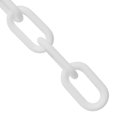 thumbnail image 1 of Cadena de barrera de plástico Mr. Chain, blanca, 2 pulgadas, 50 pies, 1 of 2