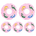 thumbnail image 3 of KAKOWELY 5Pcs Cartoon Swimming Rings Small Swim Rings Lovely Swim Rings Models Cartoon Mini House Decors,3.35X"X3.35"X0.98", 3 of 4