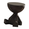 thumbnail image 2 of Lipstore Table Basse avec Rangement Style Ferme Petit Espace Table d'Appoint Noire, 2 of 8