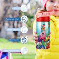 thumbnail image 5 of Kirby's Return to Dream Land Kid's Insulated Water Bottle With Straw Vacuum Stainless Steel Cup Leak-Proof Toddler Thermoses Water Cup For Children, 5 of 8