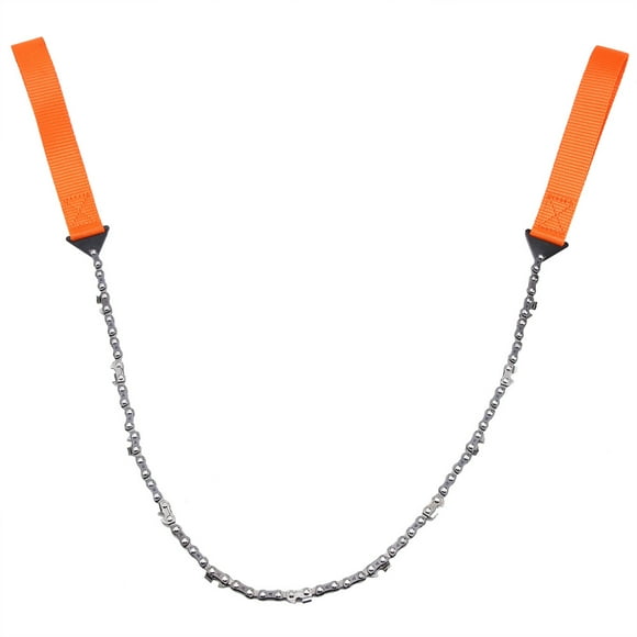 Portable Handheld Survival Chain Saw Emergency Chainsaw With Bag Camping Hiking Tool Hand Chain Saw Camping Axe Pocket Chains CUTS OVERHEAD BRANCHES EASILY This