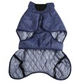 thumbnail image 5 of Chaqueta de invierno para perros cálido y grueso reflectante otoño abrigo de invierno para perros medianos grandes azul oscuro 5XL, 5 of 5