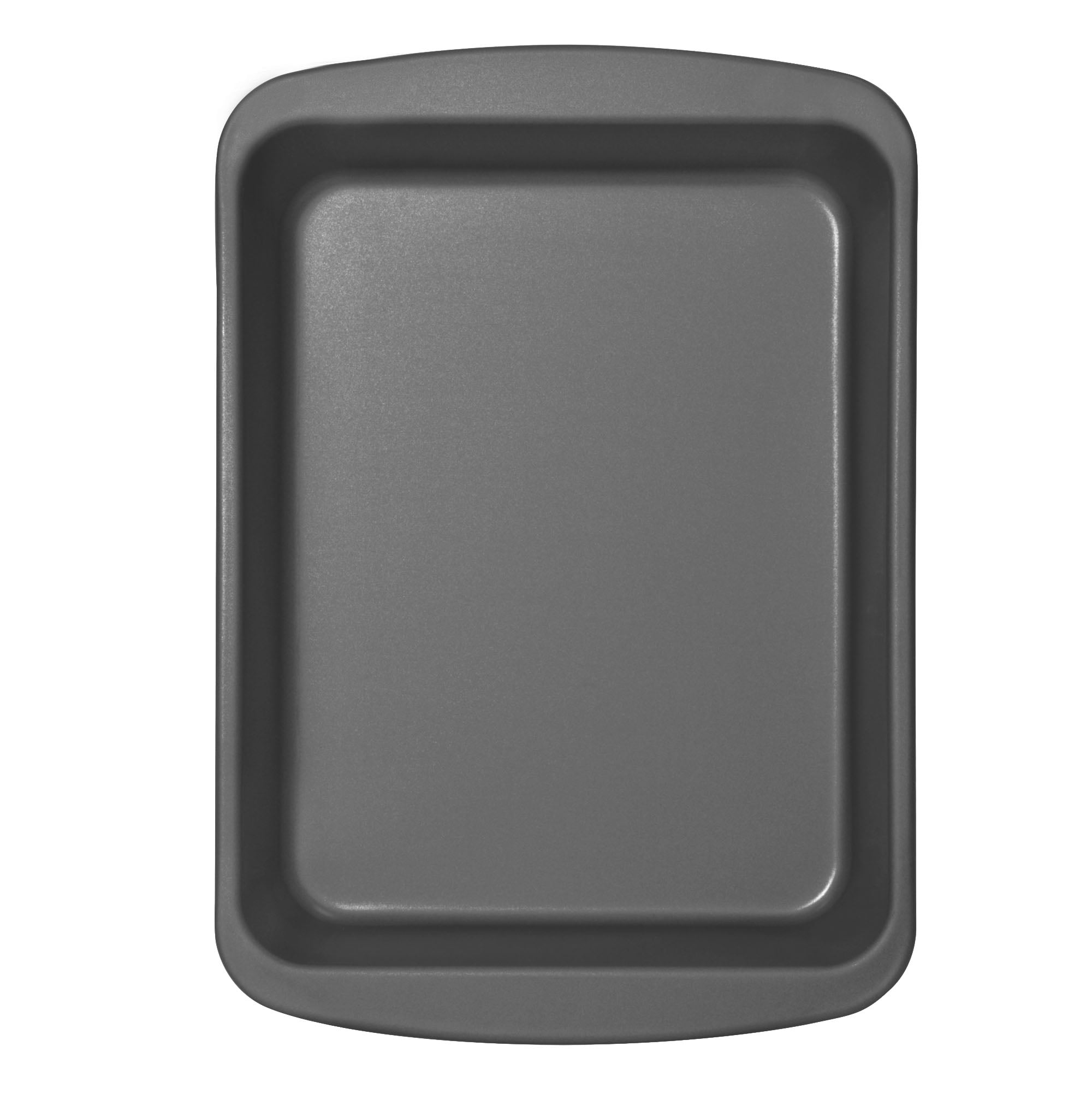 Mainstays Nonstick Mini Bake and Roast Pan, Toaster Oven Pan, 8.5" x 6.5"x 1.6", Gray