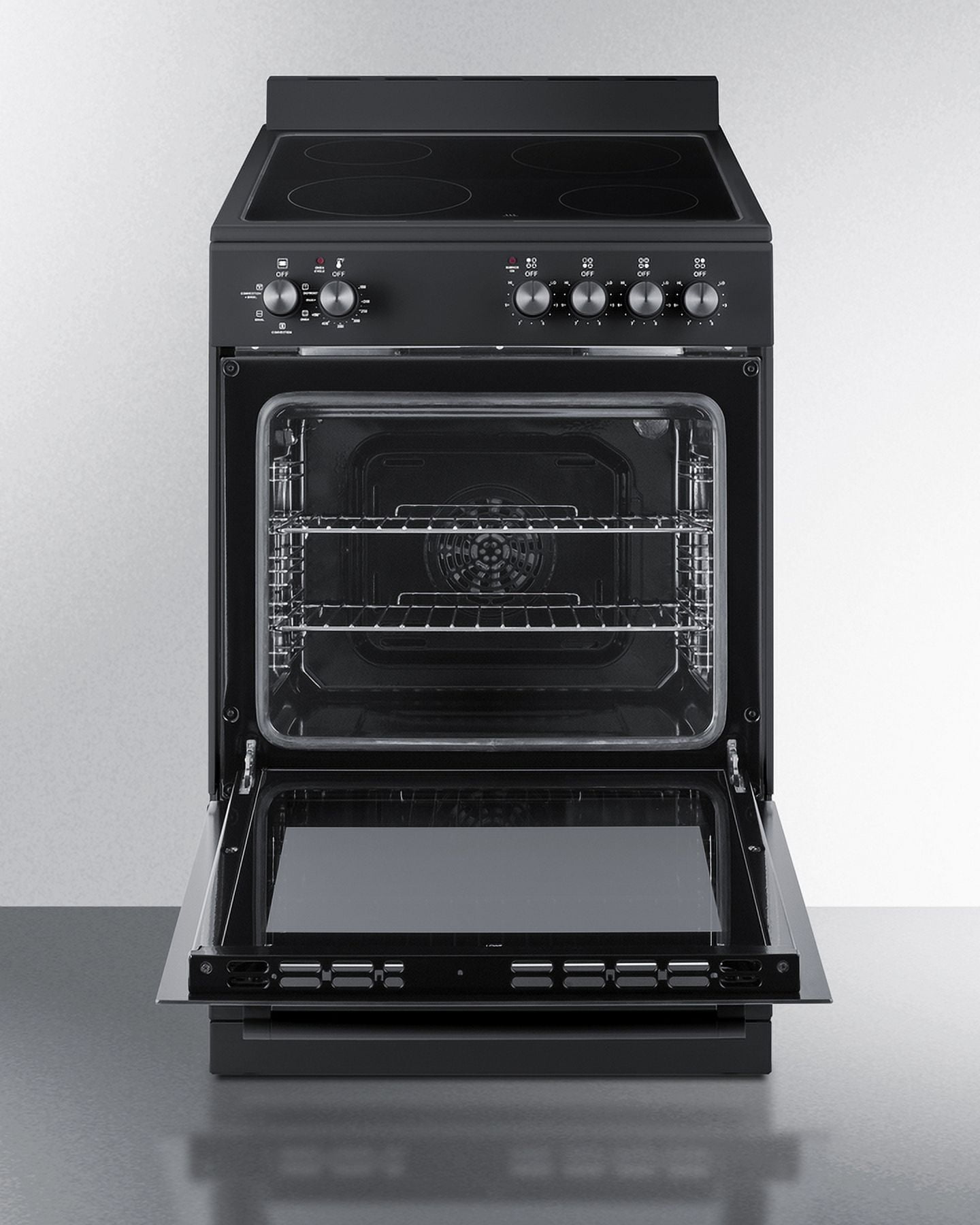 24" Wide Electric Smooth-Top Range
