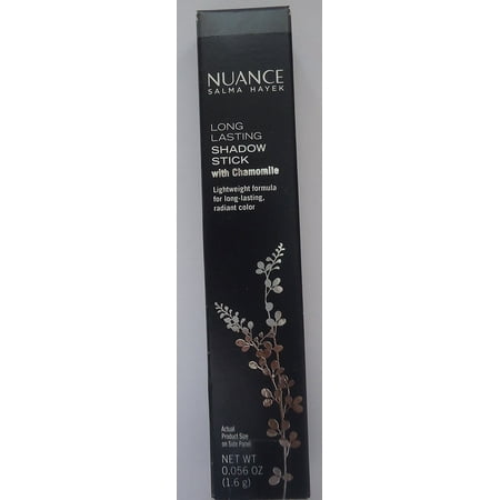 Nuance Long Lasting Shadow Stick with Chamomile #855 Sparkling Charcoal, By Salma Hayek From