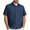 Navy Blue, variant on Daolelai Men's Corduroy Work Shirt