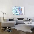 thumbnail image 2 of ARTCANVAS Colorful Zebra Painted Home decor Canvas Art Print - Size: 40" x 26" (1.50" Deep), 2 of 9