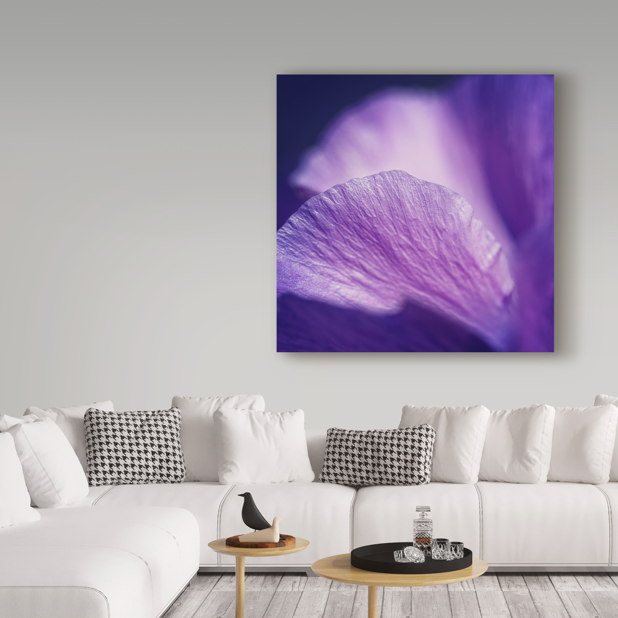 Trademark Fine Art 'Shades Of Purple' Canvas Art by Beata Czyzowska Young