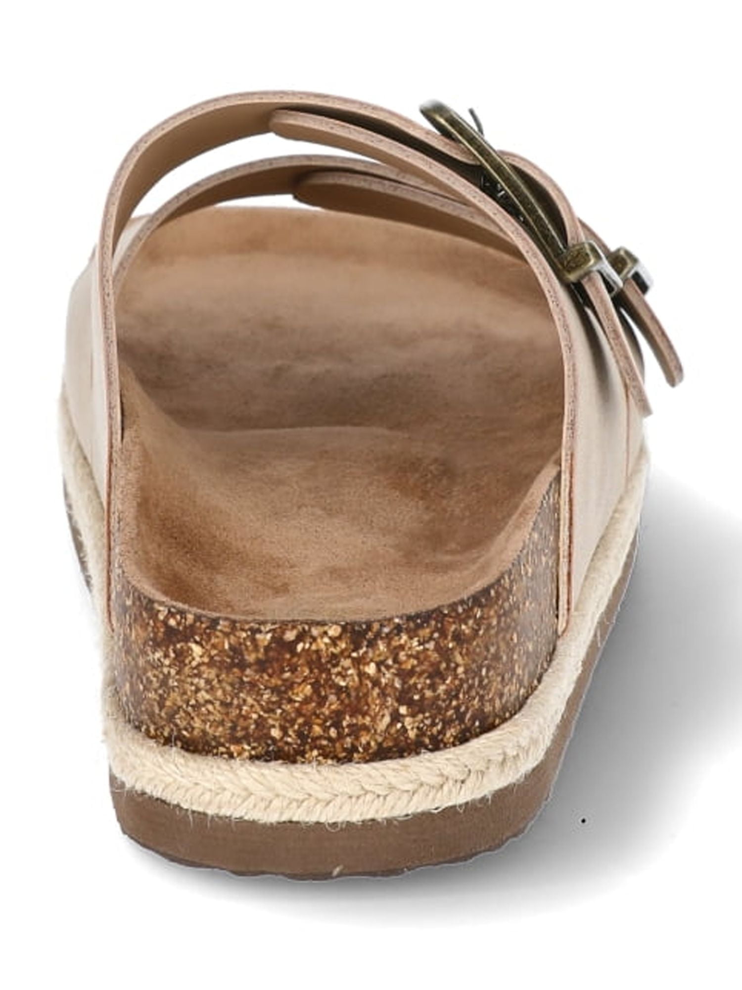Time and Tru Women's Platform Footbed Slide Sandal