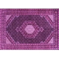 thumbnail image 1 of Ahgly Company Indoor Rectangle Medallion Purple Traditional Area Rugs, 6' x 9', 1 of 4