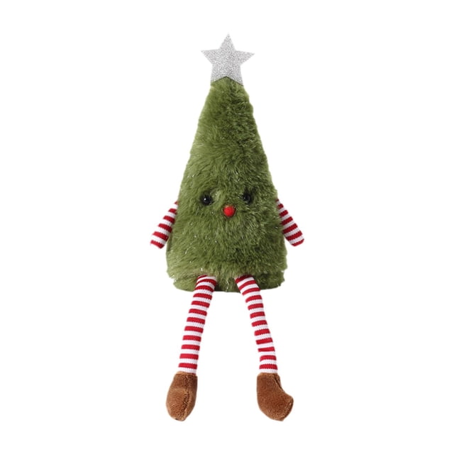 Muñeco de Peluche perfecl para árbol de Navidad Verde