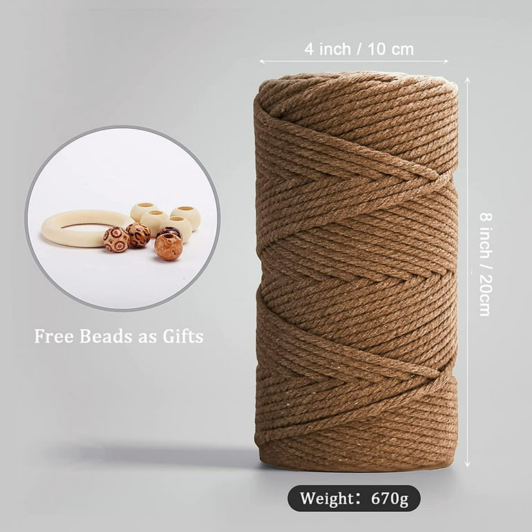 5mm Macrame Cord, 12 Colors Macrame Kit Cotton Cord Macrame Supplies 4  Strands Colored Macrame Yard Twine String for Crafts Macrame Cotton Rope  for