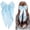 Blue, variant on Blue Hair Bows, 1Pcs Silky Satin Large Hair Bow Ribbon Hair Clips for Women and Girls, Giant Elsa Long Bow Hair Accessories