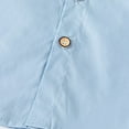 thumbnail image 4 of Girls Button Down Shirts Blue Button Down Shirt Girls Graduation Shirts Boys Uniform Shirts Boys Girls Fashion, 4 of 9