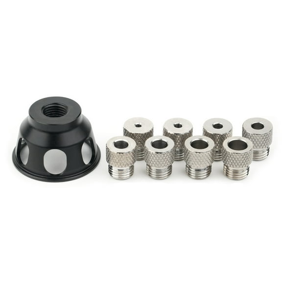 Aluminum Hole Puncher Locator Jig Centering Drill Guide 3-10mm Hinged Hole Opener Woodworking Tools Puncher Accessories