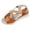 Brown, variant on Espadrilles Shoes for Women Closed Toe Wedge Sandals with Elastic Ankle Strap Jute Wrapped Sole Summer Breathbale Walking Heels Brown Size 8.5