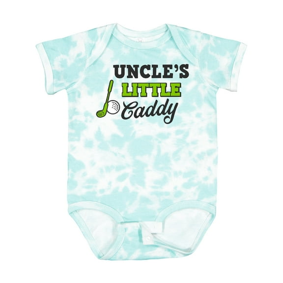 Inktastic Uncles Little Caddy with Golf Club and Ball Boys or Girls Baby Bodysuit