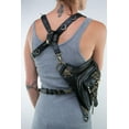 thumbnail image 4 of LOVECM  Rock Leather Shoulder Bag Vintage Gothic Retro Steampunk Waist Pack Shoulder Bag Handbag Leg Purse, 4 of 9