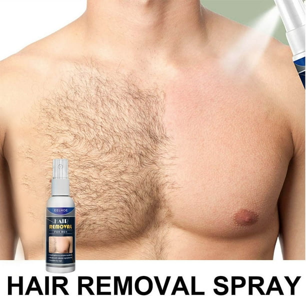 Xihbxyly Spray Depilatorio, Fórmula Suave E Indolora, Ingredientes Naturales para Una Piel Suave, Inhibición Eficaz Del Crecimiento Del Vello, Aplicación Rápida y Sencilla, Apto para Hombres y Mujere