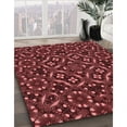 thumbnail image 2 of Ahgly Company Indoor Rectangle Patterned Grapefruit Red Area Rugs, 2' x 3', 2 of 6