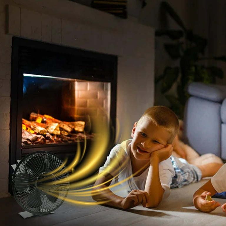 Frostluinai Fan Portable Mini Clearance! Wood Stove Fan Heat Powered,5  Blades Motors Fireplace Fan,Thermoelectric Fan For Wood Burning Stove/Pellet/Log  Burner,With Protective Cover - Walmart.com