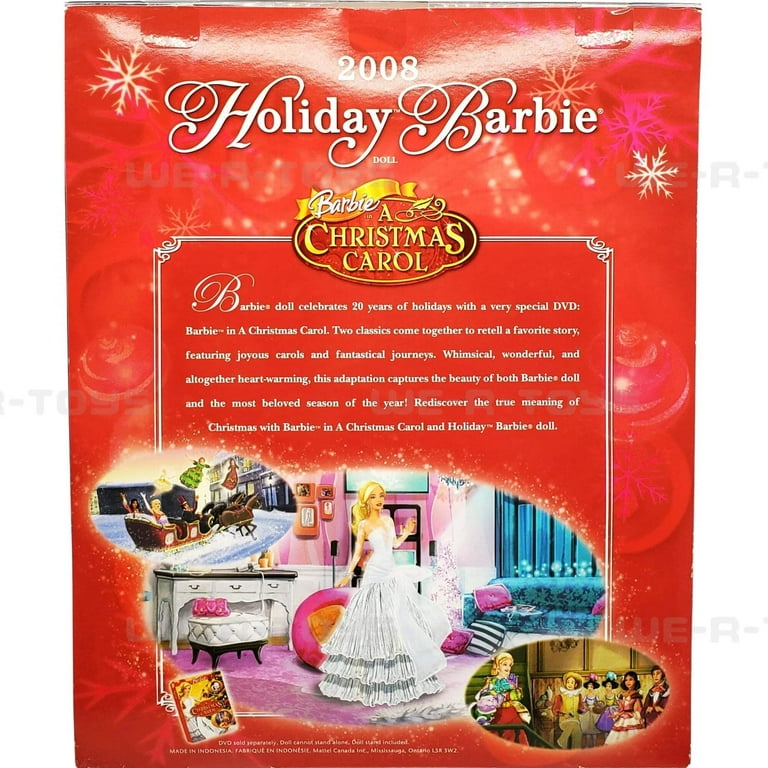 Christmas barbie 2008 hotsell
