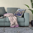 thumbnail image 6 of Tree Oil Duo Indoor/Outdoor Pillow with Removable Cover in Brown Green Yellow26x26, 6 of 6