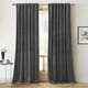 thumbnail image 1 of Cortinas RYB HOME de terciopelo gris, 213 x 213 cm, supersuaves, 2 unidades, 1 of 7