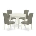 thumbnail image 2 of East West Furniture Dining Room Set Linen White, BOEN5-LWH-06, 2 of 6