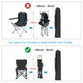 thumbnail image 5 of Uxcell 3Pcs Camp Chair Replacement Bag Folding Tripod Carry Bag with Handles Black 38x8 Inch, 5 of 7