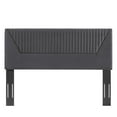 thumbnail image 2 of Modway Patience Channel Tufted Performance Velvet Twin Headboard in Charcoal, 2 of 7