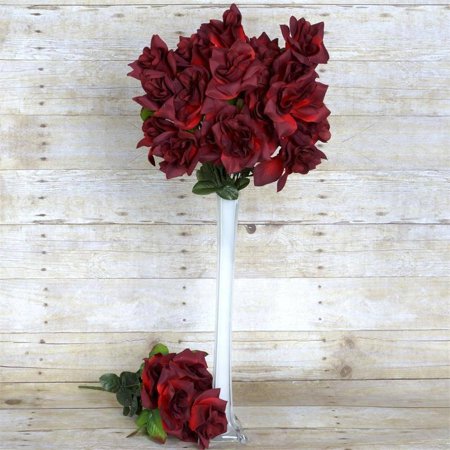 Efavormart 168 Open Velvet Roses For Diy Wedding Bouquets