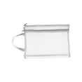 thumbnail image 2 of Bolsa de malla de gran capacidad con diseño de doble capa transparente: estuche con cremallera para organizar tareas, exámenes y documentos con asa., 2 of 6