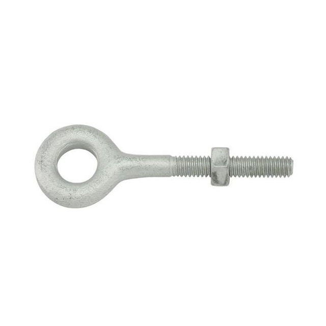 TC International 41011 0.38 x 2.5 in. Forged 1030 Carbon Steel Hot Dip Galvanized Regular Type Eye Bolts - Pack of 2