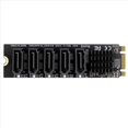 thumbnail image 2 of 5X M.2 NGFF B-Key Change Tarjeta de Expansión de 5 Puertos Tarjeta de Expansión de 6Gbps Chipset JM575, 2 of 5