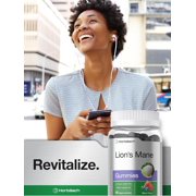 Lion's Mane Supplement | 60 Vegan Gummies for Adults | Non-GMO and Gluten Free | by Horbäach