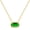 August - Peridot, variant on Birthstone Necklace for Women 14k Gold Plated Preppy Oval Stone Necklaces Trendy Zircon Pendant Necklaces Birthday Gifts for Women Mom Wife Friends