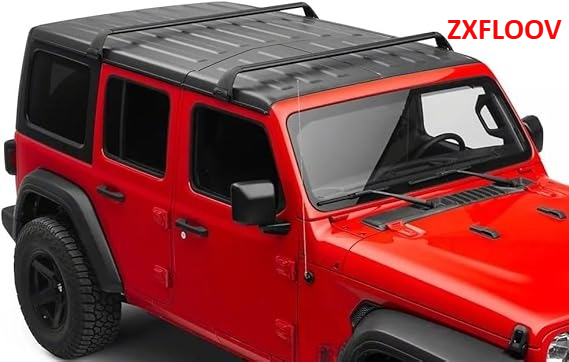 Universal 43.3" Car Roof Rack with Lock - Durable Aluminum Design for Secure Luggage & Gear Storage (165lb Capacity)