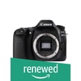 thumbnail image 1 of Restored Canon EOS 80D Digital SLR Camera Body (Black) (Refurbished), 1 of 6