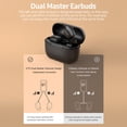 thumbnail image 3 of Auriculares Haylou GT5 BT 5.0 Auriculares maestros duales con control táctil Operación por voz Pantalla de energía restante de baja latencia Negro Romacci Auriculares, 3 of 6