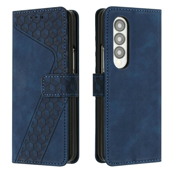For Samsung Galxy Z Fold 4 5G Phone Case,Shockproof Luxury Flip Leather Wallet Case,Card protection Case Cover