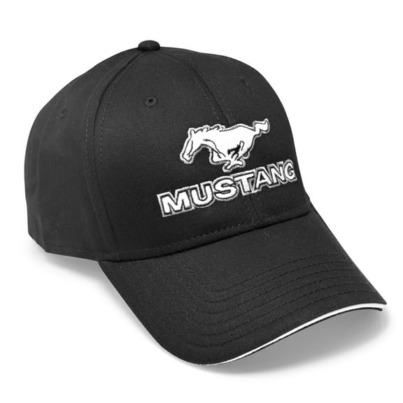 Ford Mustang Pony Black Baseball Hat