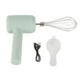 thumbnail image 1 of Electric Hand Mixer Automatic USB Rechargeable Portable Cordless Handheld Mixer for Baking Cake Egg Cream Light Cyan, 1 of 5