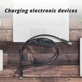 thumbnail image 4 of 30/60/100cm USB3.0 to Type C Extension Cable Male to Male Power Adapter Charging Cord with Switches for LED Light Black, 4 of 8