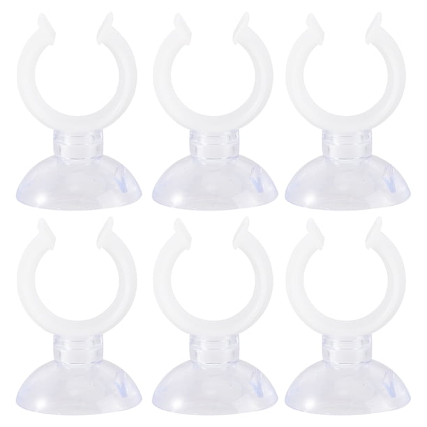 EeaseMX Abrazadera de tubo de agua para acuario, soporte de tubo acrílico, tubo de entrada y salida, Clip fijo, abrazadera de tubo para tanque de peces (20mm), 6 uds.